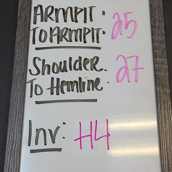 Calvin Klein Baby Blue And White Striped Top Size L - Picture 7 of 7